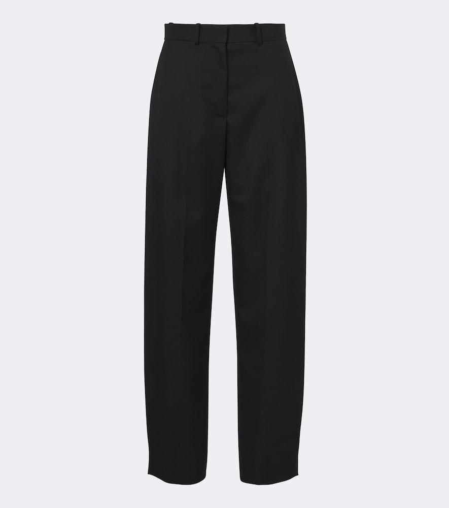 loewe wool wide-leg pants