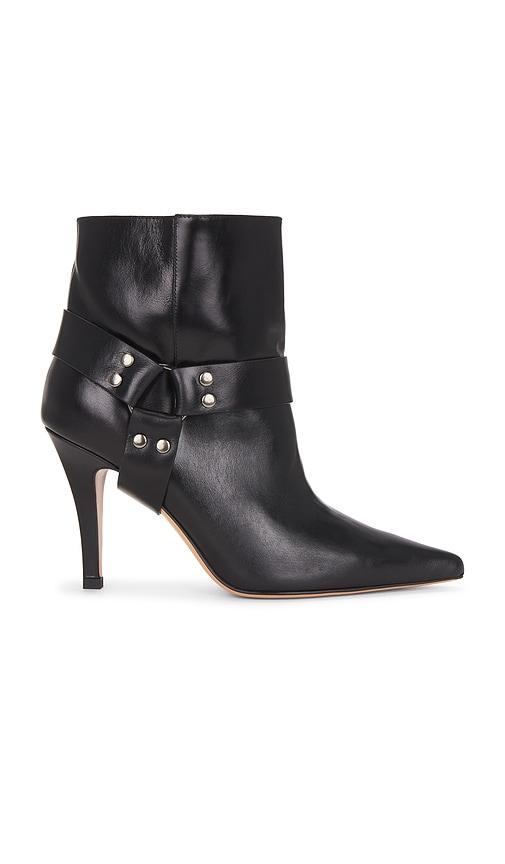 lola cruz ankle bootie in black. - size 39 (also in 40, 41)