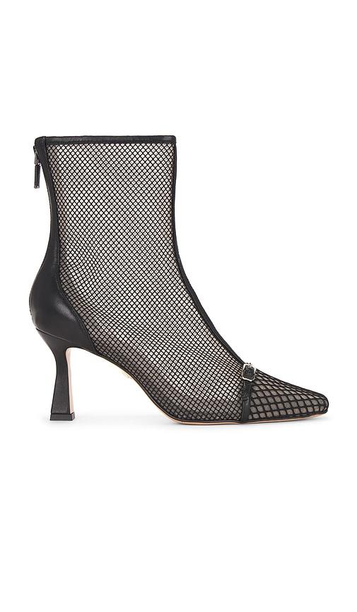lola cruz mesh ankle bootie in black. - size 40 (also in 41)