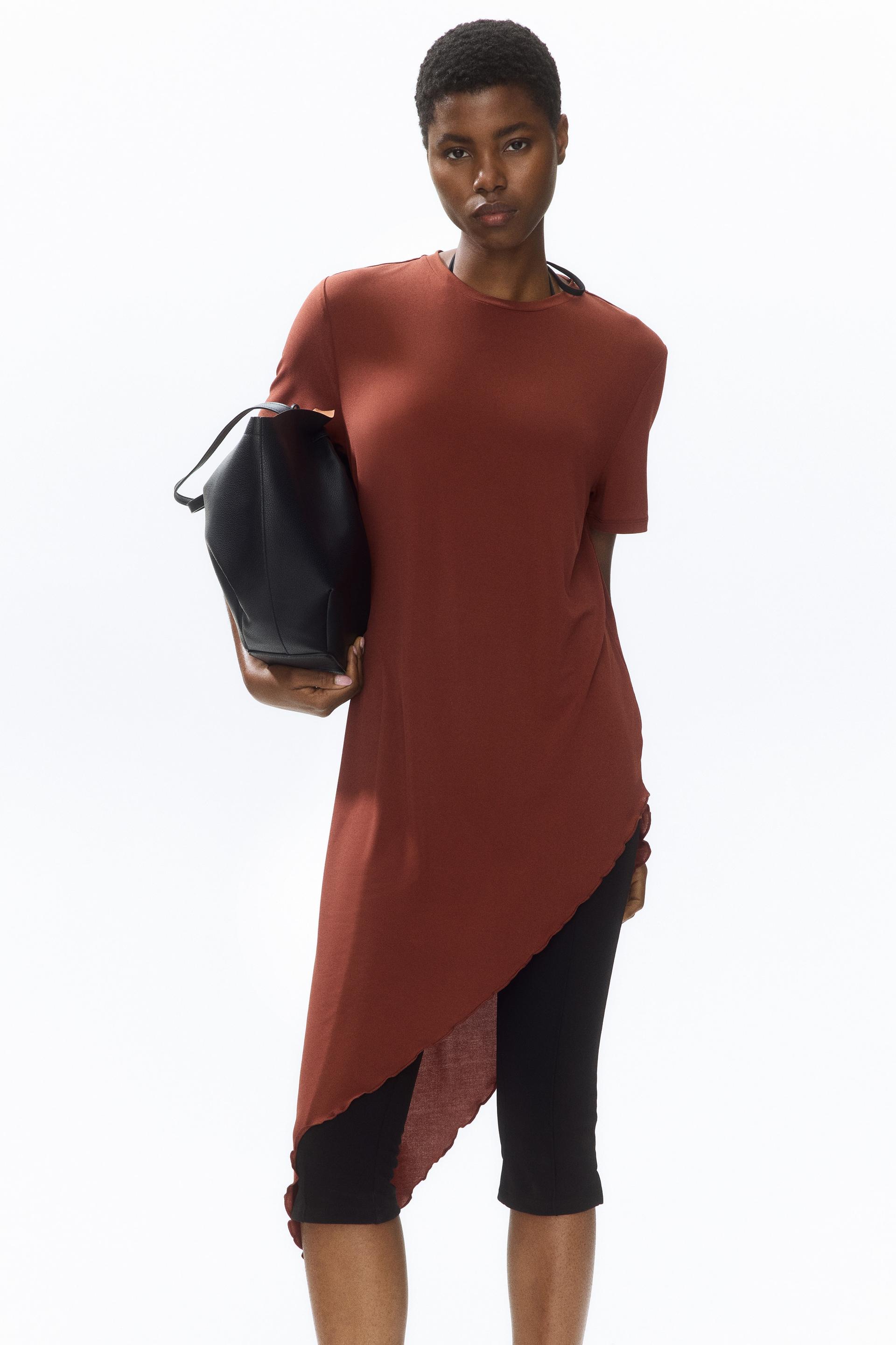 long asymmetric t-shirt