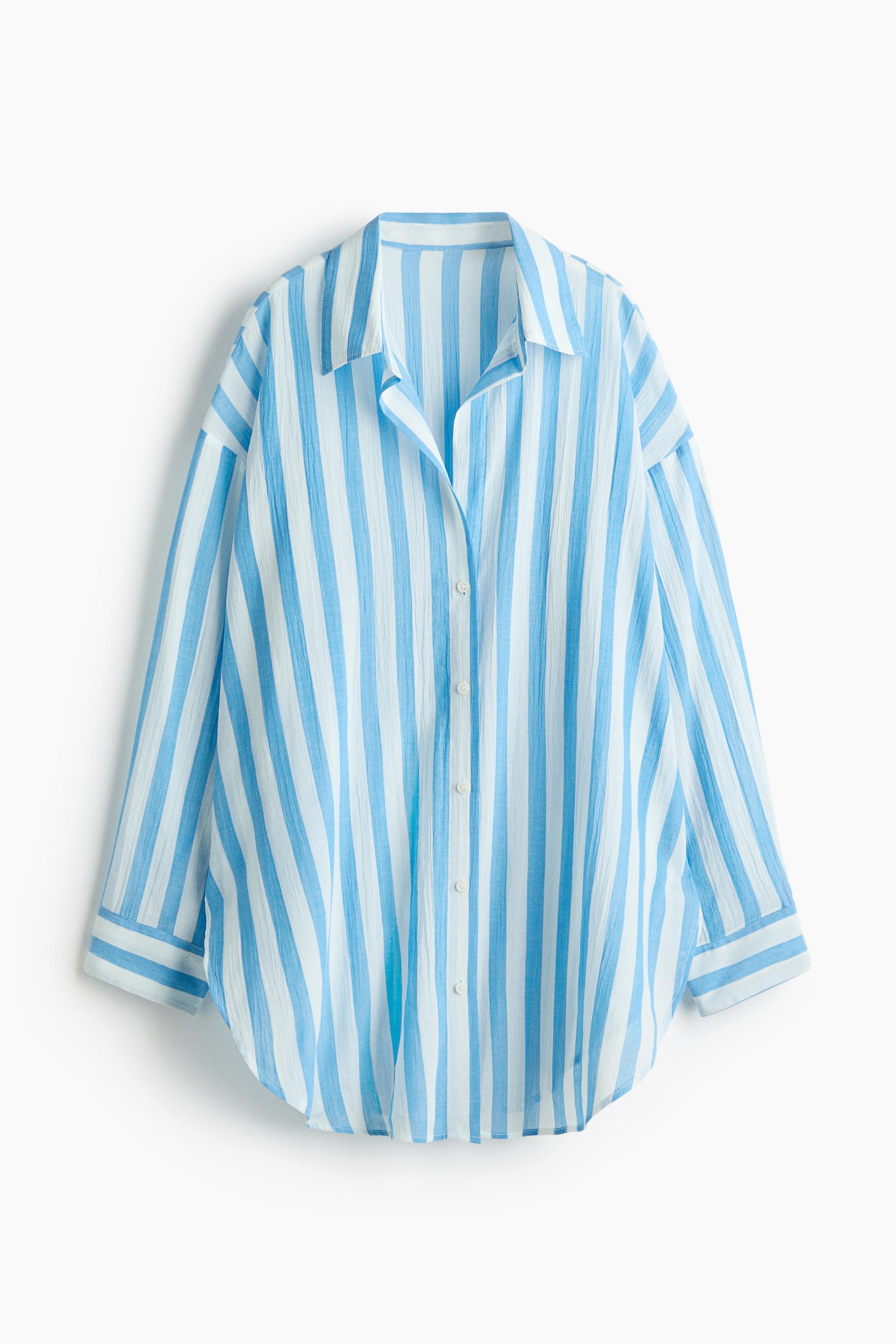 long cotton shirt