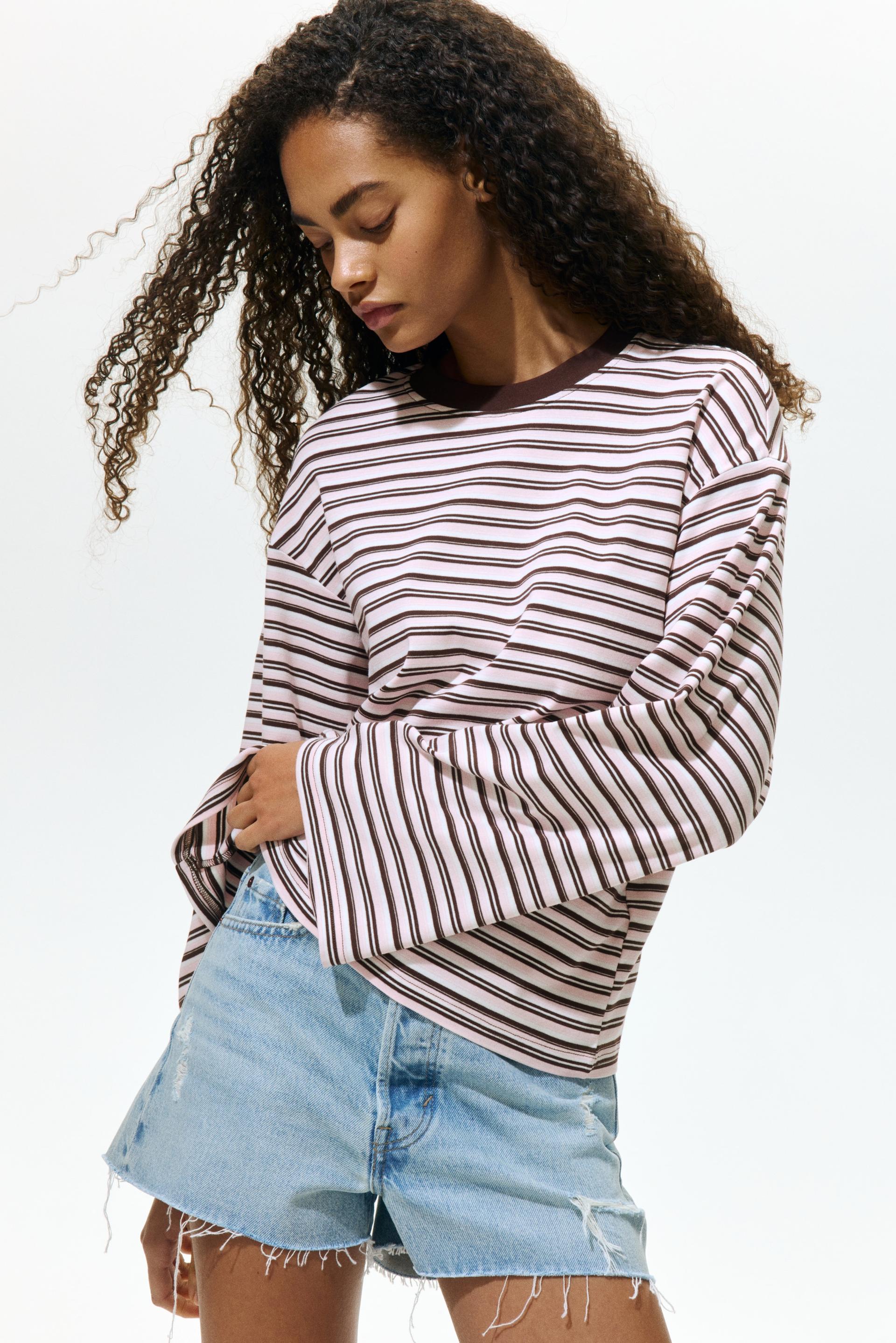 long-sleeved cotton top
