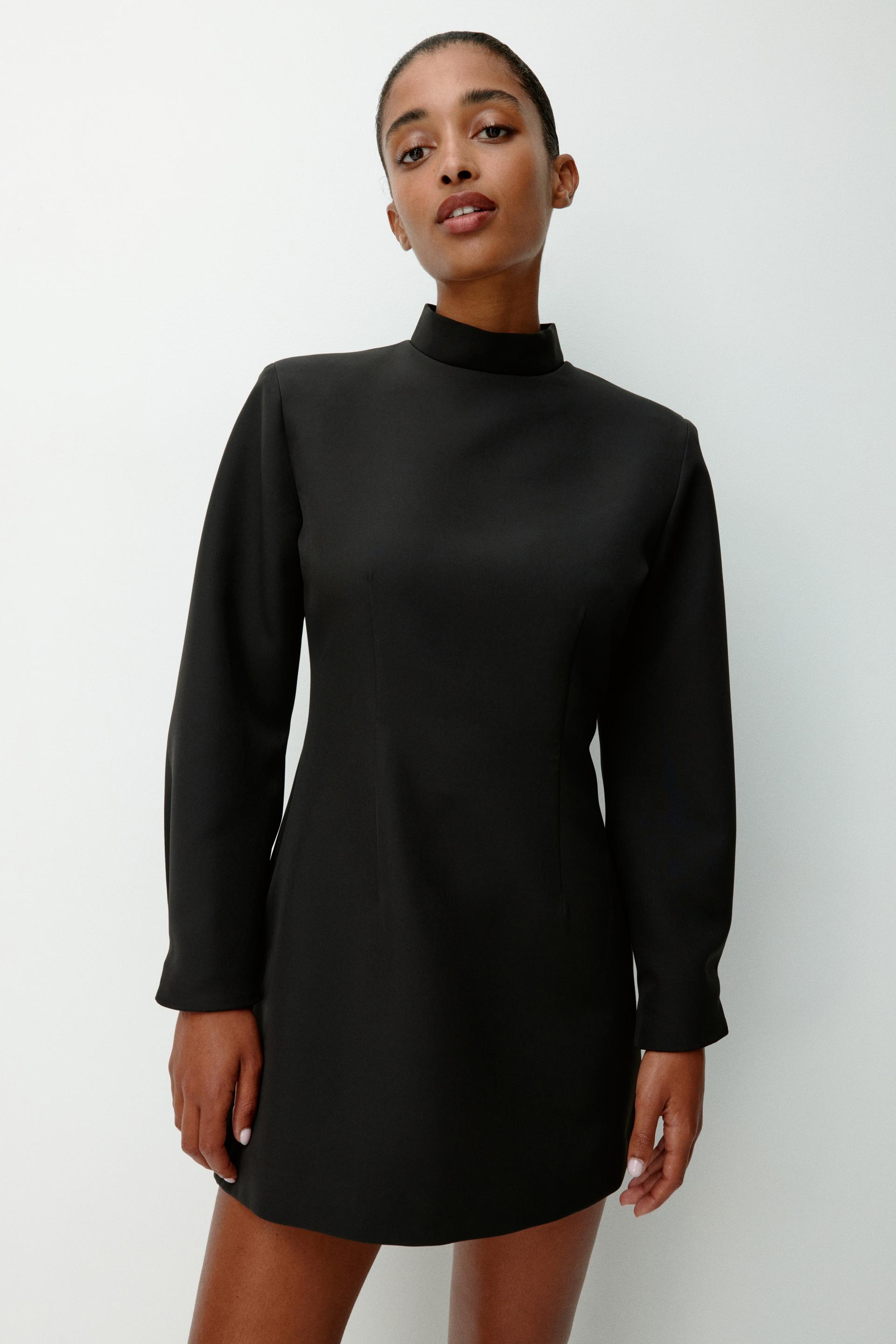 long-sleeved dress