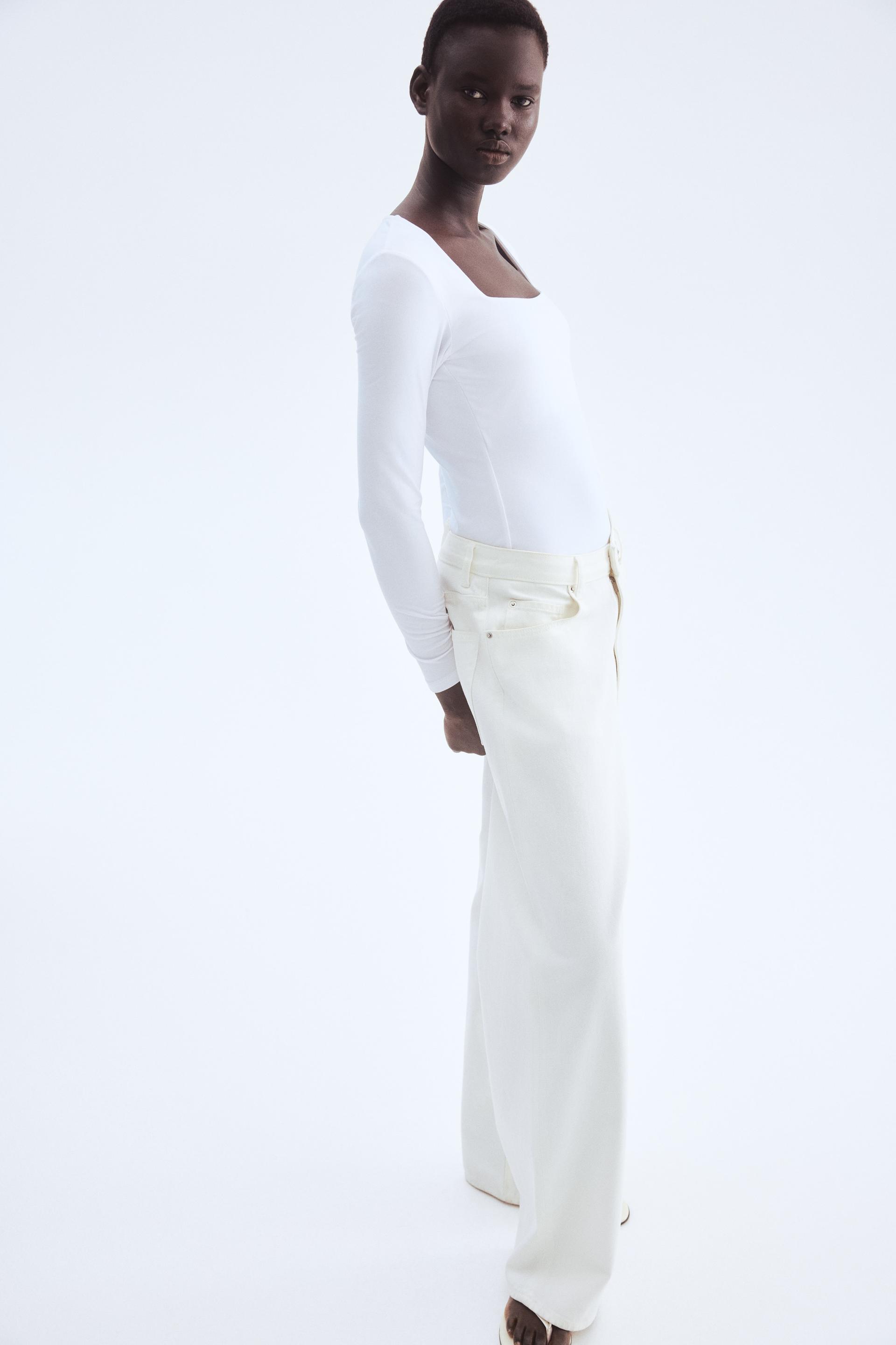long-sleeved jersey top