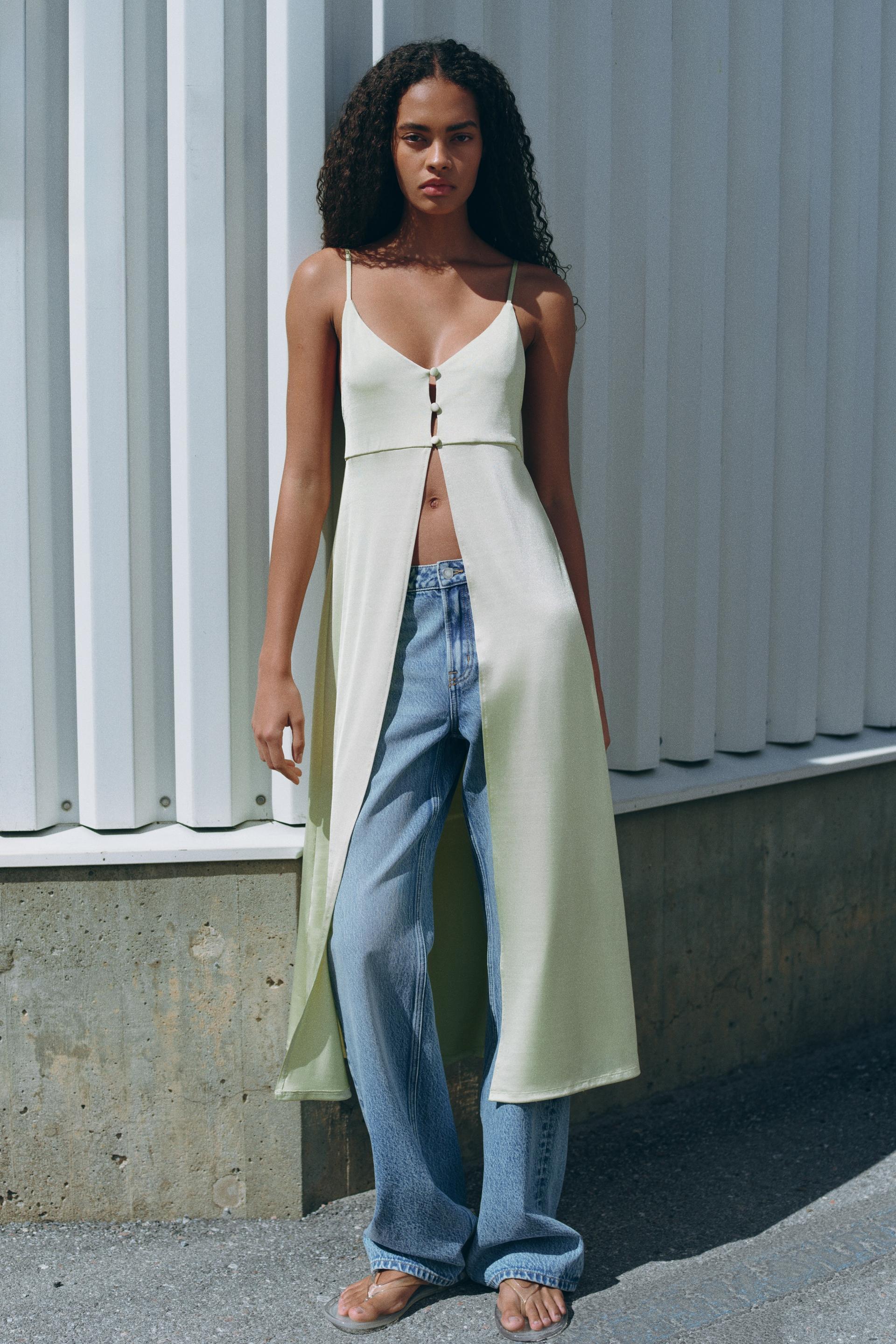 long strappy top
