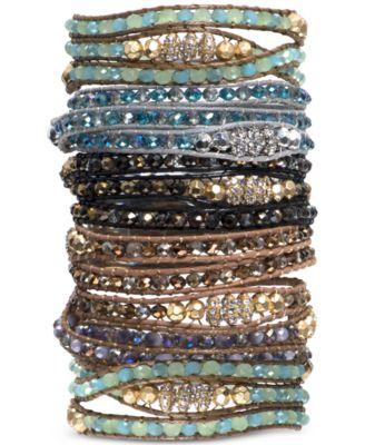 lonna lilly crystal or glass bead wrap bracelets