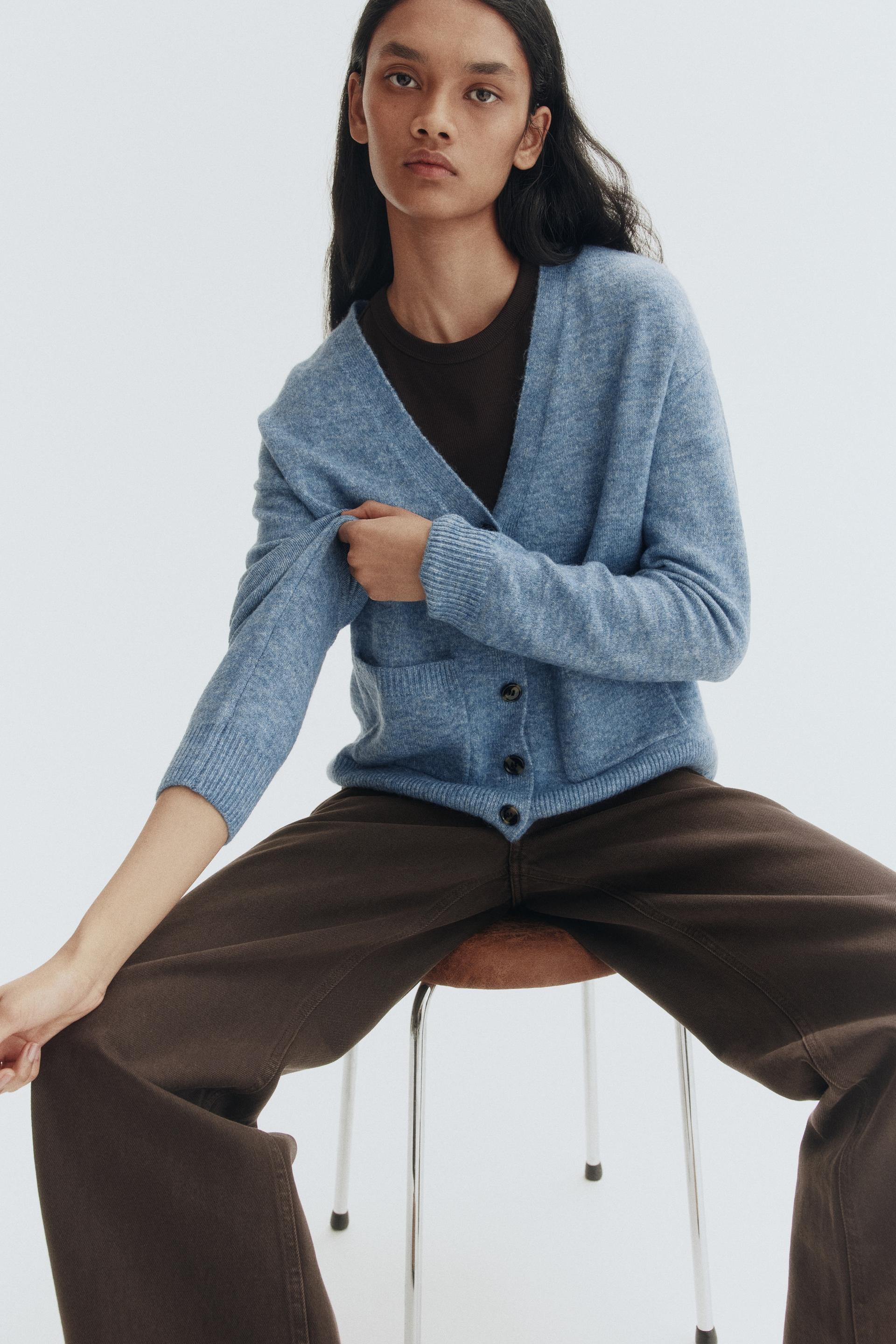 loose-fit cardigan