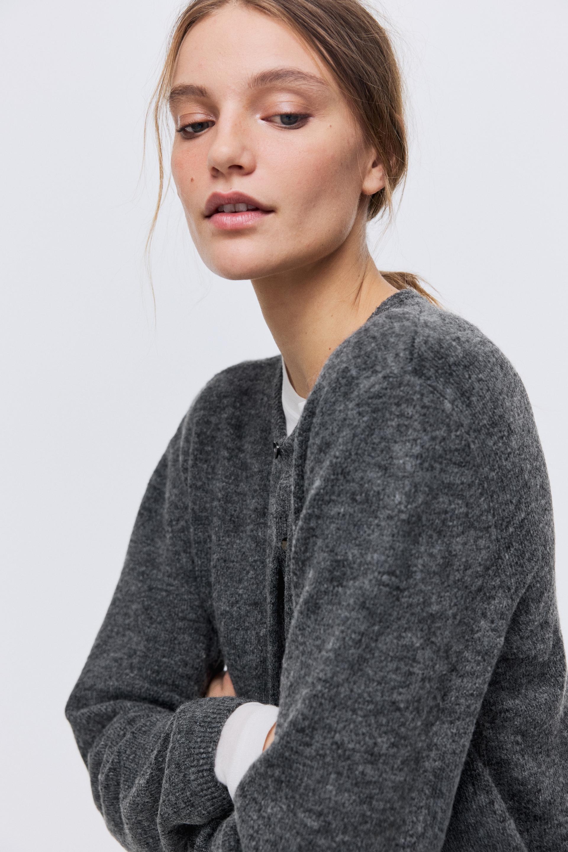 loose-fit cardigan