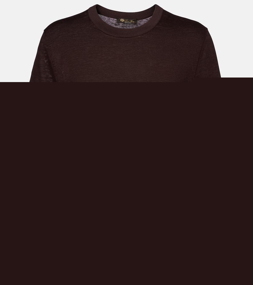 loro piana gargano linen jersey t-shirt