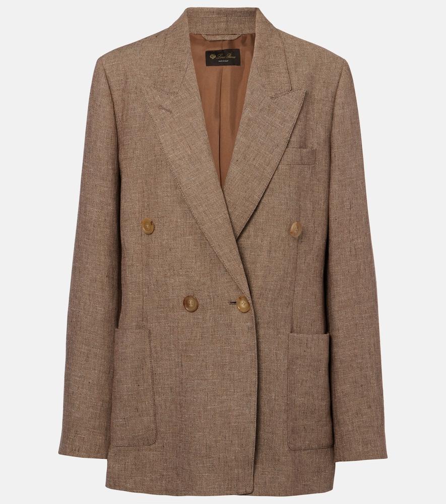 loro piana linen blazer