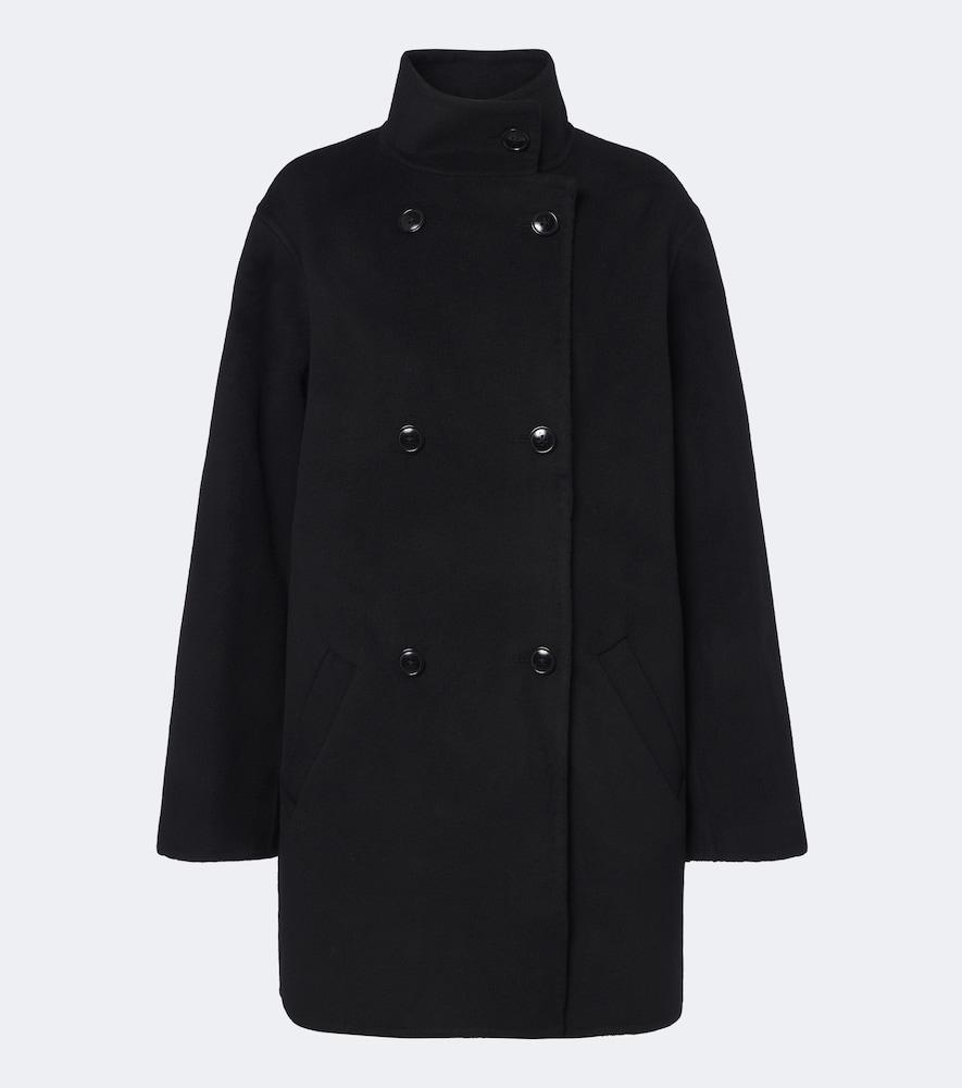 loulou de saison olmo double-breasted wool and cashmere coat
