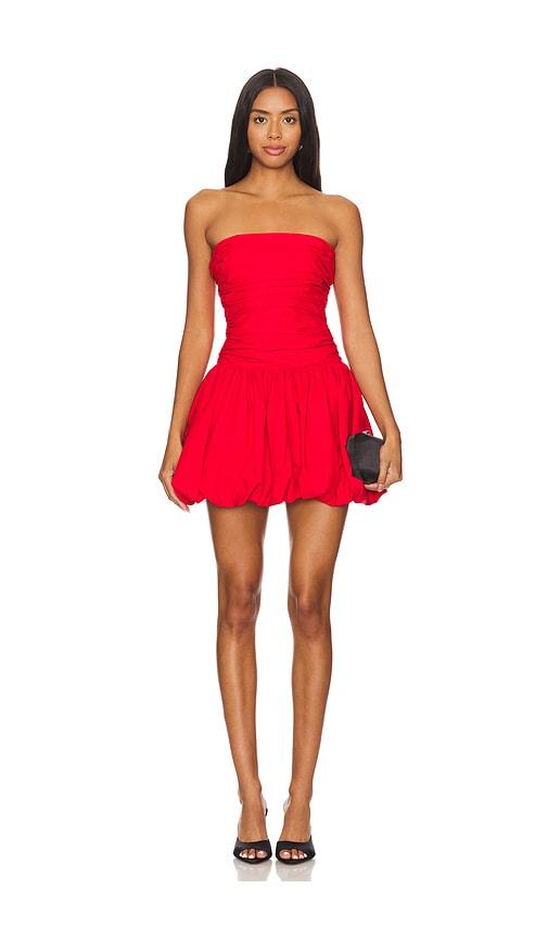 lovers and friends abigail mini dress in red. - size l (also in xs, m, xl)