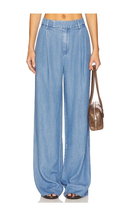 lovers and friends agathe pant in blue. - size xl (also in xs)