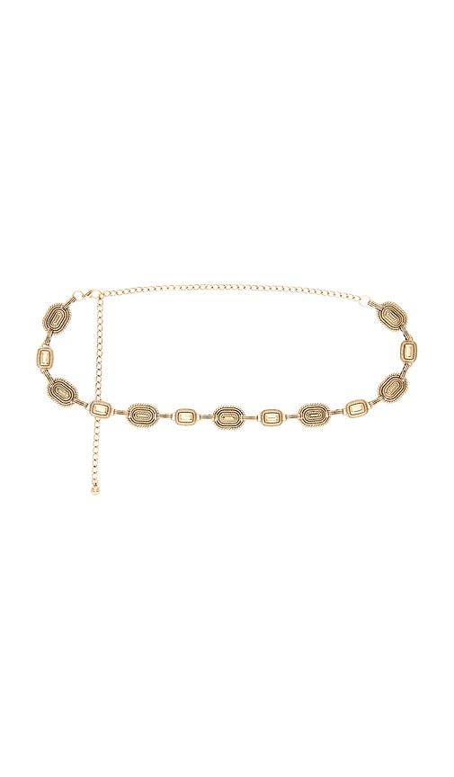 lovers and friends antonila belt in metallic gold.