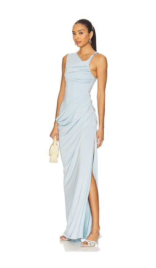 lovers and friends athena gown in baby blue. - size m (also in xs)