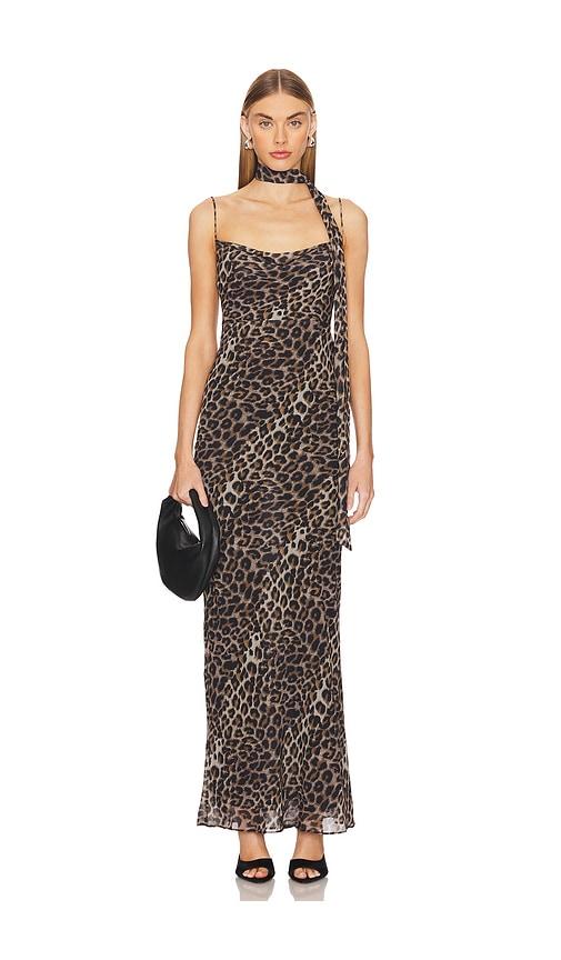 lovers and friends atwood maxi dress in tan. - size s (also in xs)