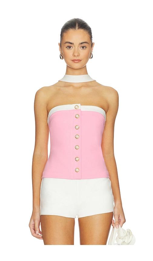 lovers and friends audrey top in pink. - size s (also in xs)