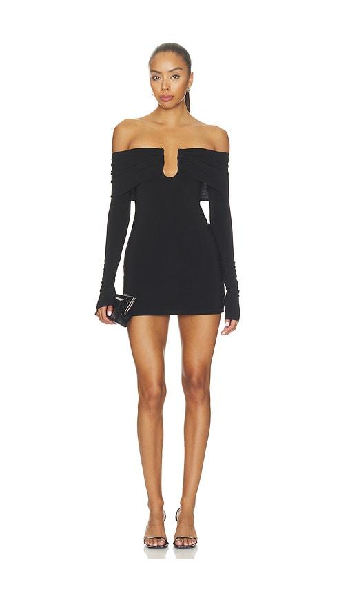 lovers and friends averie mini dress in black. - size l (also in m, s, xl, xs, xxs)
