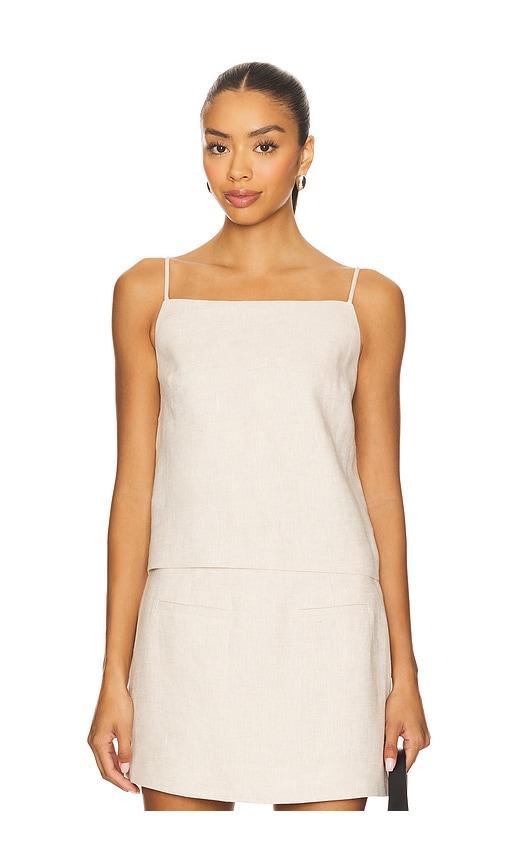 lovers and friends beatrice top in neutral. - size l (also in xs, xxs, s, m, xl)