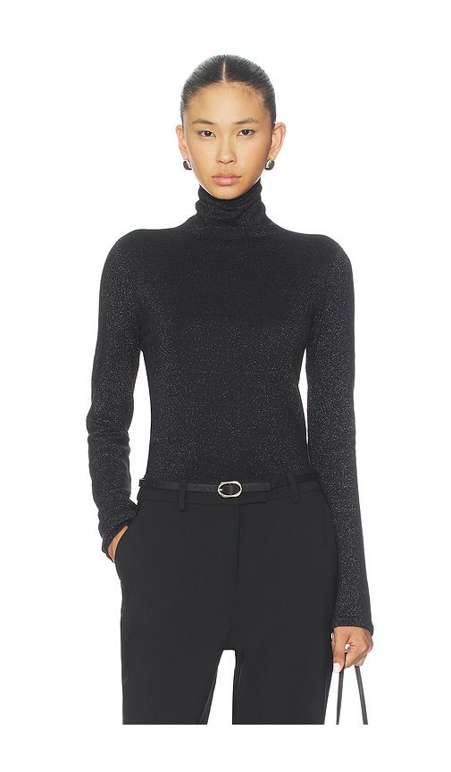 lovers and friends bessi turtleneck sweater in black. - size s (also in xs)