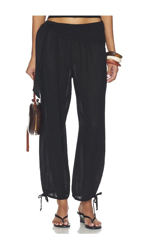 lovers and friends billie pant in black. - size m (also in xxs)