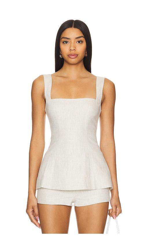 lovers and friends brixton top in neutral. - size s (also in xxs)