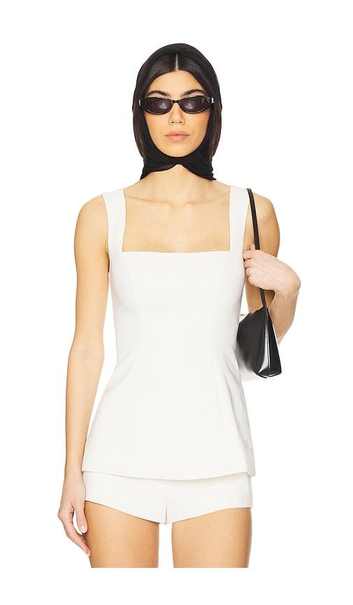 lovers and friends brixton top in white. - size m (also in s)