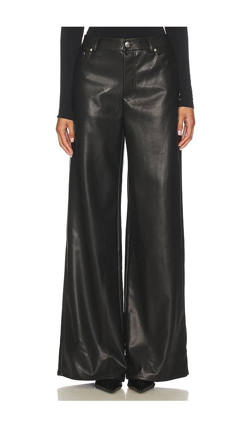 lovers and friends brooklyn faux leather pant in black. - size l (also in xs, s, xl)