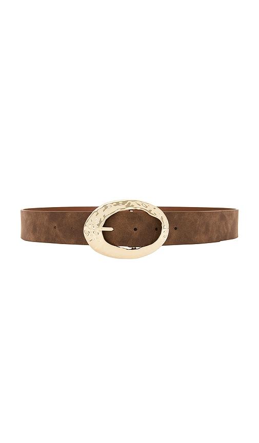 lovers and friends cambria belt in brown.
