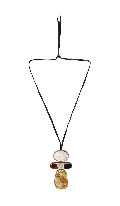 lovers and friends capri necklace in multi.