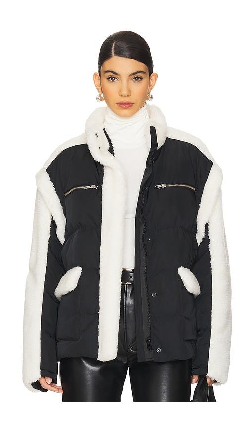 lovers and friends caputo twofer jacket in black. - size l (also in s, m)