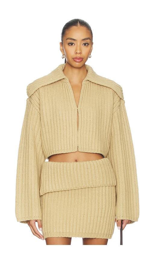 lovers and friends carolina cardigan in tan. - size s (also in xs)