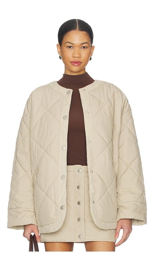 lovers and friends casey jacket in taupe. - size l (also in xs, s, m, xl)