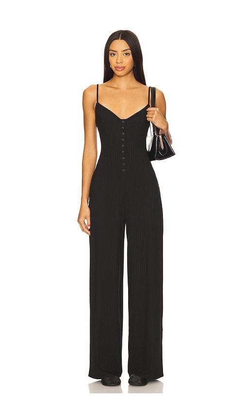 lovers and friends cassie jumpsuit in black. - size xl (also in xs)