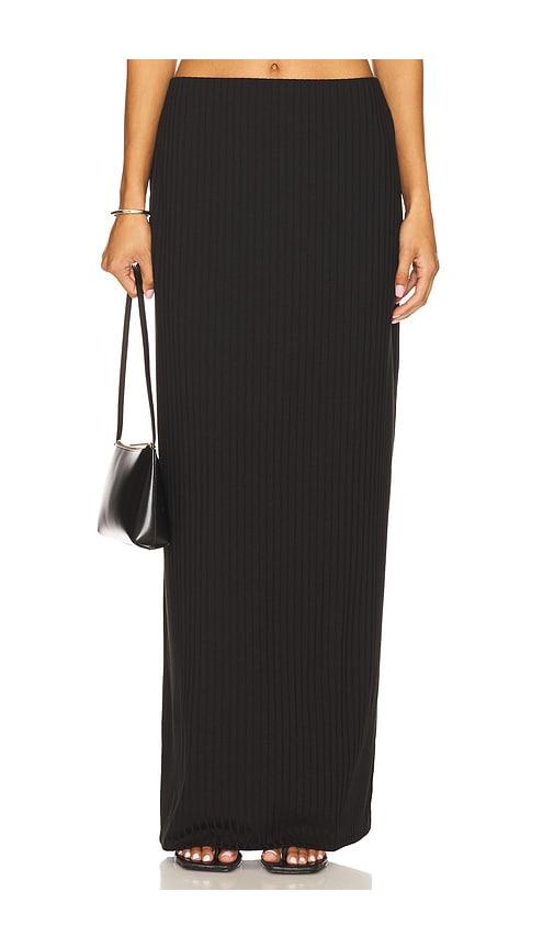 lovers and friends cassie maxi skirt in black. - size l (also in m, s, xl, xs, xxs)