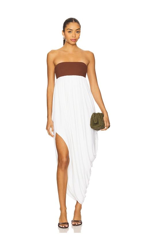 lovers and friends cecilia maxi dress in white. - size s (also in xxs, xs)