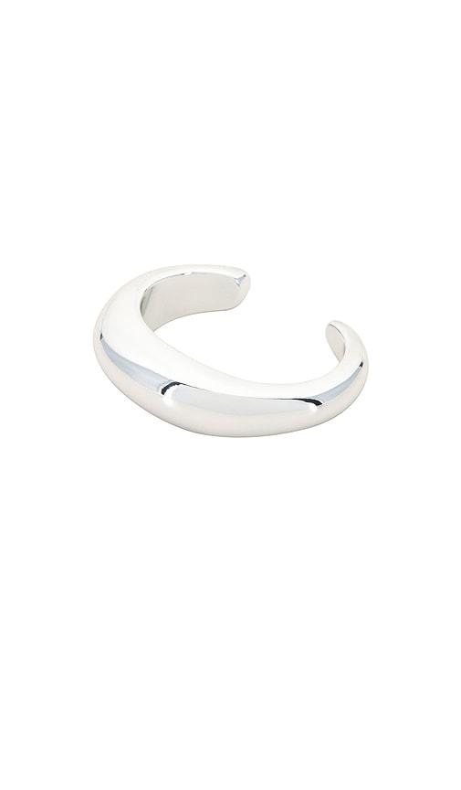lovers and friends chandler cuff in metallic silver.
