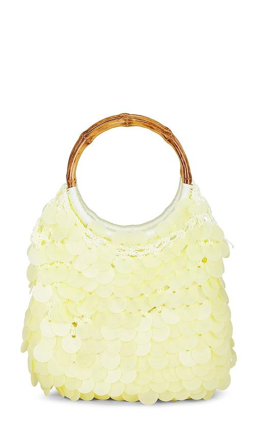 lovers and friends charlotte handbag in yellow.