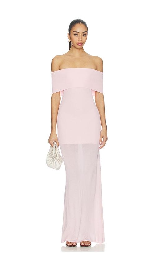 lovers and friends christi maxi dress in pink. - size xs (also in xxs)
