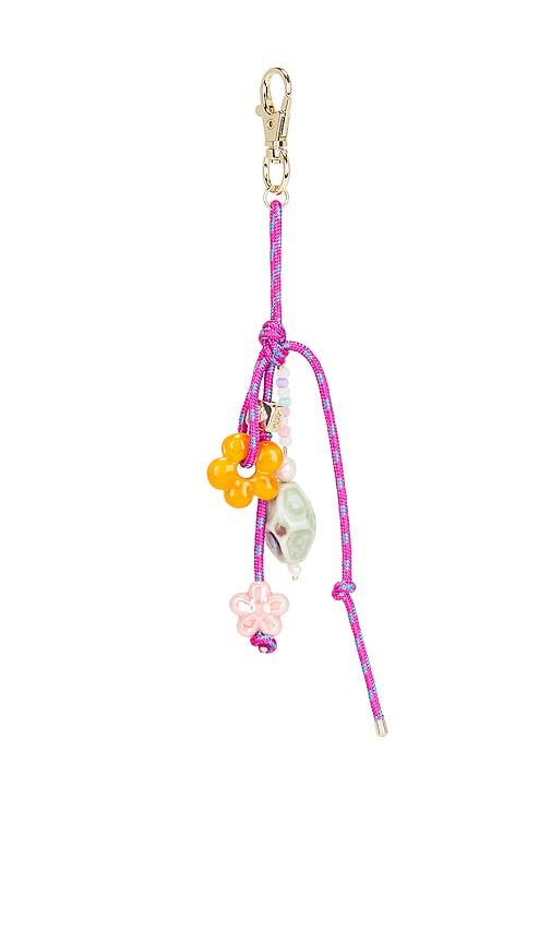 lovers and friends claire bag charm in pink.