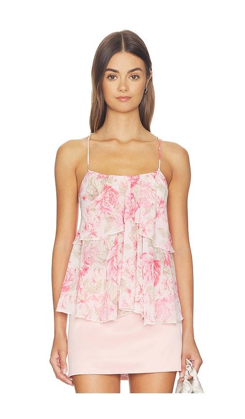 lovers and friends cristina top in pink. - size l (also in xxs, xs, s, m)