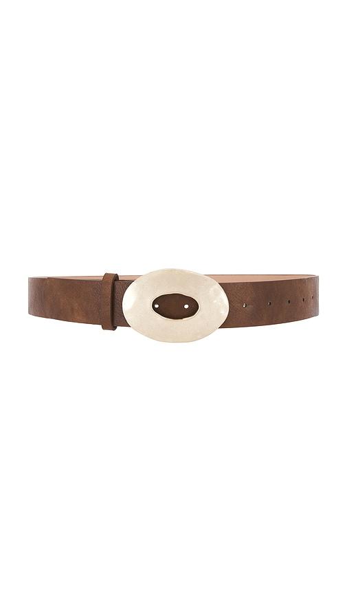 lovers and friends dahlia belt in brown.