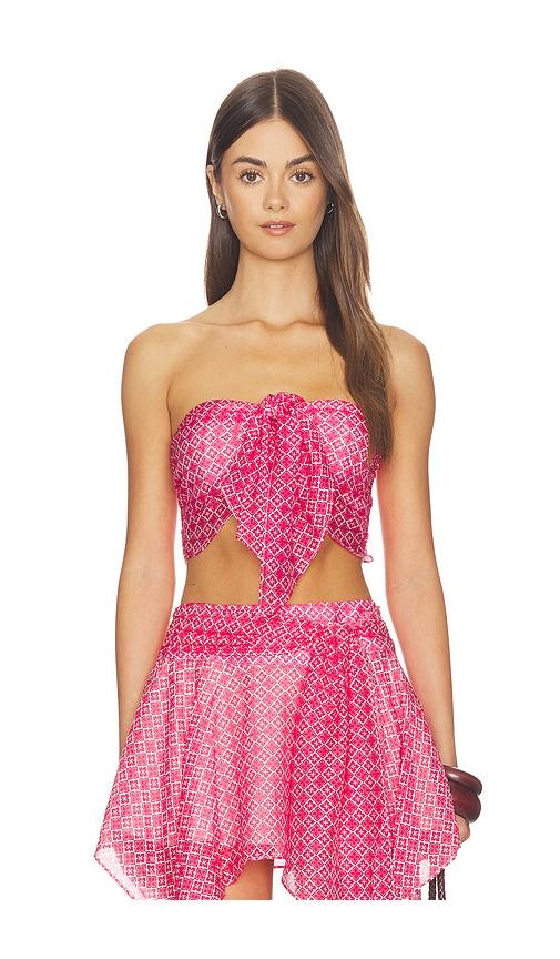 lovers and friends daisy top in red. - size s (also in xs, xxs)