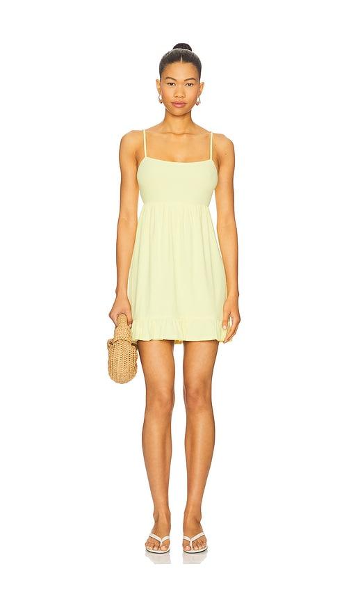 lovers and friends davis mini dress in lemon. - size m (also in s, xxs)