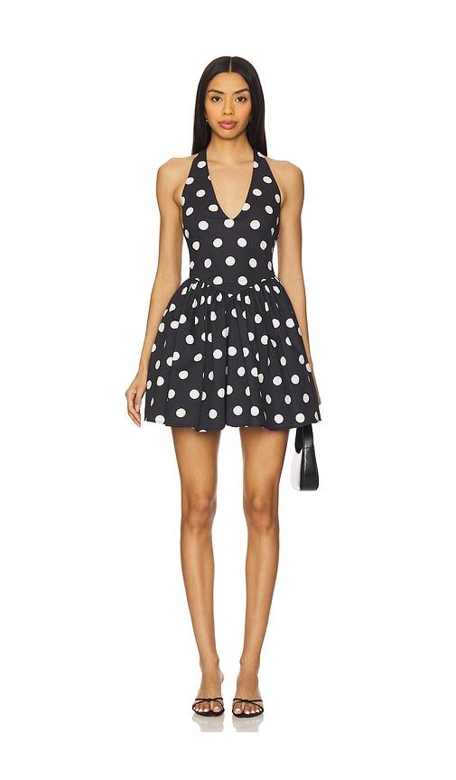 lovers and friends deven mini dress in black. - size s (also in xs, xxs)