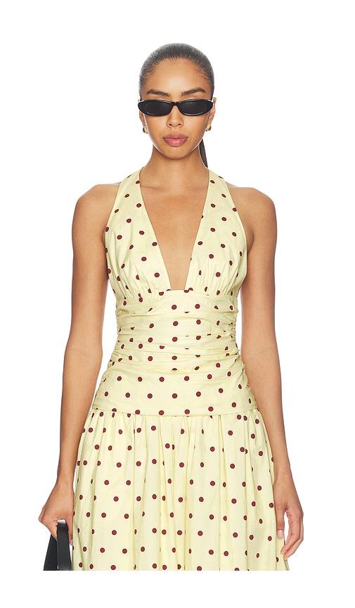 lovers and friends deven top in yellow. - size m (also in xxs)