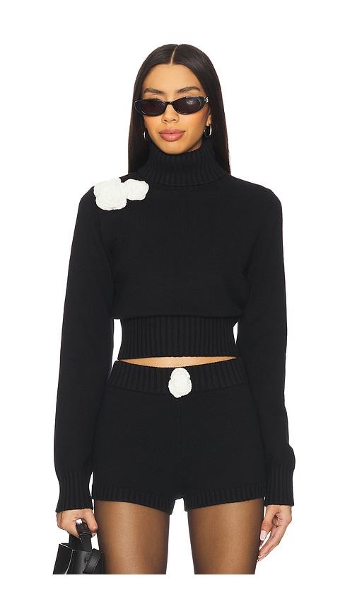 lovers and friends dinah sweater in black. - size m (also in xs, s)