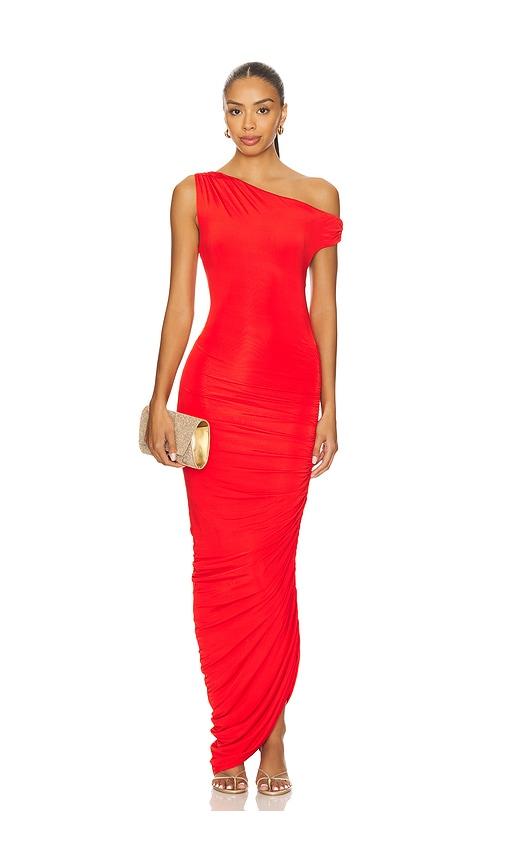 lovers and friends elise maxi dress in red. - size s (also in xxs, xs)