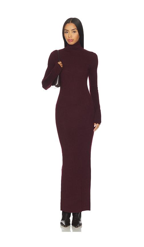 lovers and friends emaline maxi dress in burgundy. - size s (also in xxs)