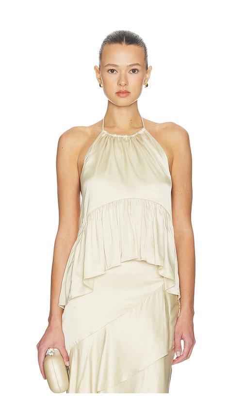 lovers and friends emma top in beige. - size l (also in xs, m, xl)